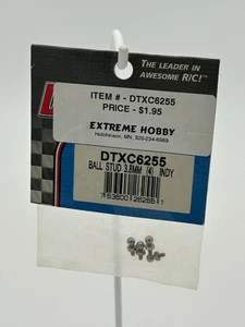 DURATRAX - BALL STUD 3.8MM (4) INDY - #DTXC6255 - NOS - Picture 1 of 2