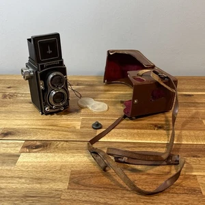 Cámara fotográfica flexaret vintage Meopta Belar Metax 3,5/80 con estuche de cuero F15 - Imagen 1 de 24