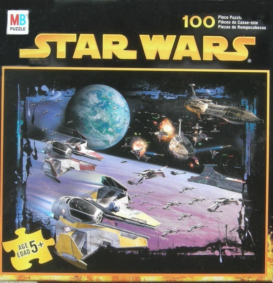 Rompecabezas Star Wars Episodio 2 Batalla Espacial 100 piezas Nuevo 2005 Sellado de Fábrica Foto 1 de 1