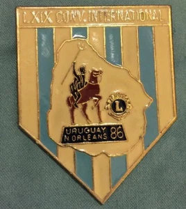 Lions Club Pin 1986 Uruguay - New Orleans Convention - Picture 1 of 4