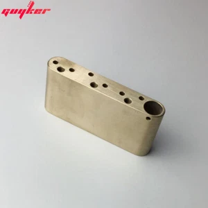 1 Piece Guitar Bridge Brass Block For Electric Guitar Tremolo System Bridge - Picture 1 of 4
