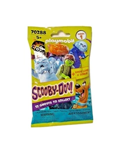 PLAYMOBIL Modellino Scooby-Doo Mystery (Serie 1) 70288 scheda fantasma e adesivo sigillato - Foto 1 di 4