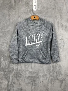 Nike Pullover Hoodie Youth Medium Dri-Fit Long Sleeve Graphic Hoodie - Picture 1 of 10