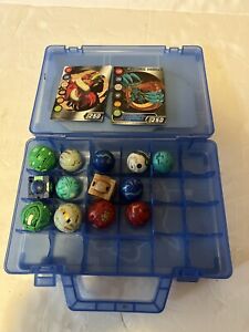 Bakugan lot of 13, plus 2 Cards, and Case
