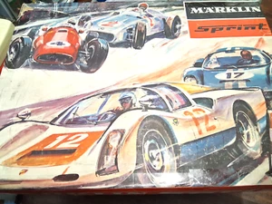 MARKLIN SPRINT 1405 CONFEZIONE COMPLETA VINTAGE PORSCHE CARRERA SCAL 1/32 902114 - Bild 1 von 15
