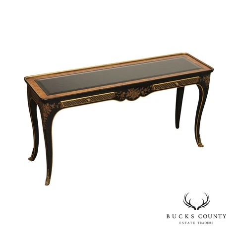 Drexel 'Et Cetera' Chinoiserie Decorated Console Table Cover