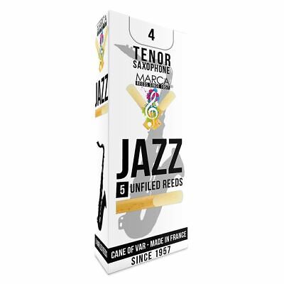 Marca Jazz Unfiled� Reeds - 5 Pack - Tenor Sax - 4