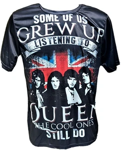 T-Shirt schwarz Rock QUEEN " Gr. L - Bild 1 von 4