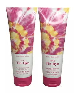 Bath & Body Works Pink Tie Dye Ultra Shea Körpercreme x 2 - Bild 1 von 1