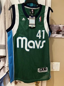 Adidas - NBA - Men's Jersey - Dallas Mavs - Dirk Nowitzki - NWT - Size Medium - Picture 1 of 5