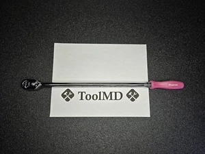 Snap-on Tools PEARL PINK 3/8" Drive Hard Extra-Long Fixed Head Ratchet FHLLD80 - Bild 1 von 21