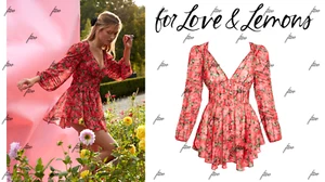 FOR LOVE LEMONS SLIP DRESS MADELINE ROBE MELROSE FOREVER BEAU IZZY ROMY ZETA XS - Picture 1 of 15