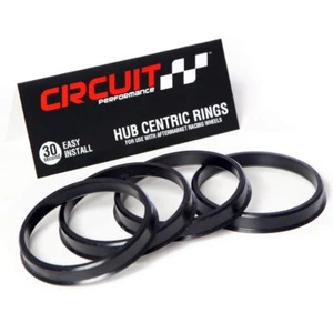 Circuit Performance Hub Centric Rings 67.1mm OD to 56.1mm ID Black - Picture 1 of 3