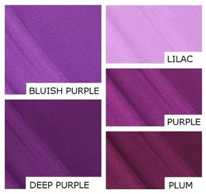 TELA ELÁSTICA DE 4 VÍAS SPANDEX MILISKIN DE NAILON BRILLANTE 60" BTY BAILE GIMNASIA PÚRPURA - Imagen 1 de 10