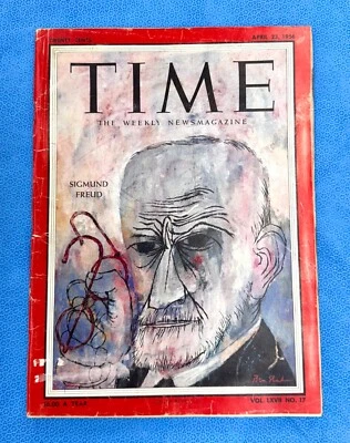 Time Magazine April 23 1955 Freud - Truman Eisenhower Churchill Vol LXVII No. 17 - Image 1 of 4