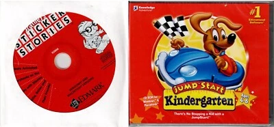 Stanleys Sticker Stories and Jumpstart Kindergarten Pc New XP Learning With Fun - Image 1 of 2