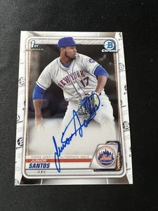 2020 Bowman Chrome - Prospect Autographs #CPA-JS Junior Santos RC