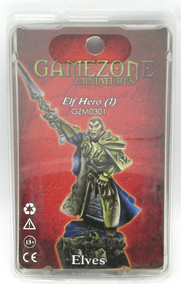 Gamezone Fantasy Mini 28mm Elf Hero Pack MINT