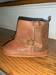 Carters Cowboy Boots Booties Chukka LIKE DADDY 9-12 Months ❤️tb11j2 - Picture 1 of 5