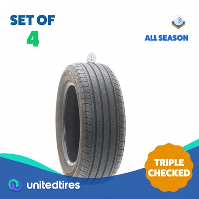 Set of (4) Used 215/55R16 Michelin Energy Saver A/S 93V - 7/32 - Image 1 of 4