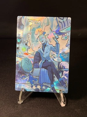 Pokémon Colress & White Kyurem Custom Full Art Holo Card – Non TCG - NM - Image 1 of 4