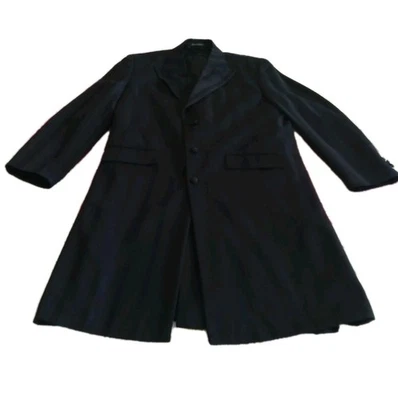 John Raphael Blazer Chaleco Para Hombres R42 Negro 2 Piezas Vestido Largo Completo Traje A Rayas Foto 1 de 4