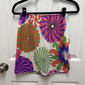Vintage Vanity Fair Mod Print Slip Skirt Lightweight - Size Medium - Picture 1 of 7