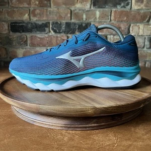 Mizuno Wave Sky 5 Womens SIze 10 Blue Road Running Comfort Sneakers Shoes - Picture 1 of 24