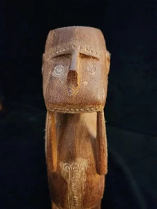 Estatuilla/escultura de madera tallada a mano Massim rara de colección - Imagen 1 de 10