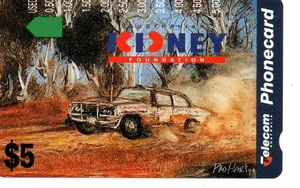 Telecom Mint Phonecard-Kidney Foundation-Pro Hart - Picture 1 of 2