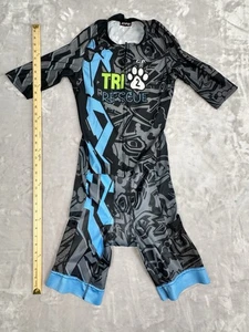 EPIX Fahrrad Tri Suit Unisex Medium Blau Grün Tri Rescue Event Triathlonanzug - Bild 1 von 8