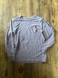 Carhartt Girls Light Purple Long Sleeve Shirt Size XL (14) - Picture 1 of 3