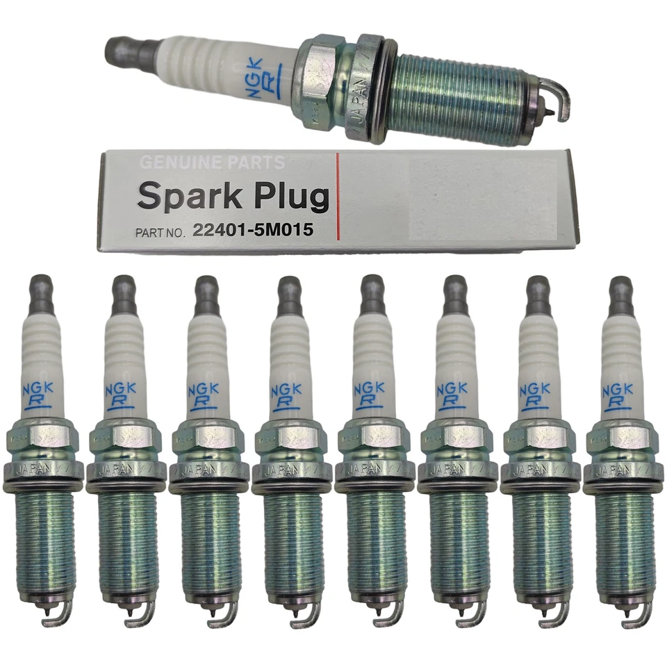 Bujías láser de iridio NGK 8 PIEZAS PLFR5A11 22401-5M015 PARA VQ35 VQ40 3,5 L 4,0 L Foto 1 de 4