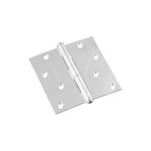 Stanley Hardware Hinge Door 4In Sq Cnr Ss 830276 - Picture 1 of 1