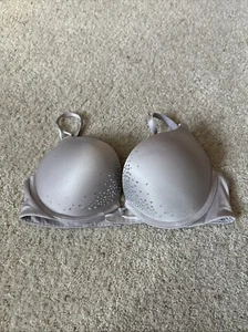 Victoria’s Secret Miraculous Plunge 34B Purple Bombshell Add 2 Cups Push Up Bra - Picture 1 of 9