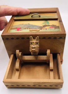  Mechanische Zigarettenschachtel RAR Mid Century Japanese Roll Top - 1940’s Vintage! - Bild 1 von 13