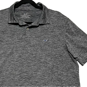 Polo Vineyard Vines Performance da uomo grande grigia erica elasticizzata golf top - Foto 1 di 7