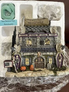 Hawthorne Village Munsters Morticians Monthly Newspaper With Light & Marylin COA - Picture 1 of 8