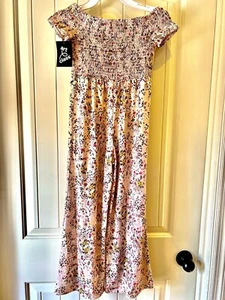 Art Class Girls Size Small 6/6X Floral Blush Romper - Picture 1 of 9