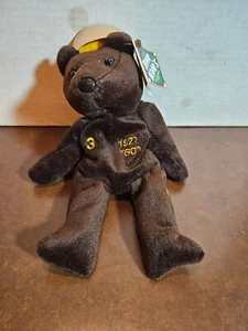 BABE RUTH - 1998 Salvino's Bamm Beano's "Home Run King" Beanie Bear -"NWT" - Picture 1 of 3