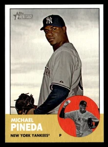 Michael Pineda 2012 Topps Heritage Card #405 New York Yankees - Picture 1 of 2