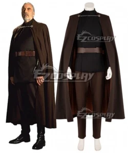 Star Wars Count Dooku Outfits Halloween Cosplay Costume - Picture 1 of 10