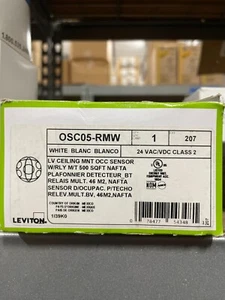 Leviton OSC05-RMW 500 sq ft, 24VAC/VDC, Multi-Technology, Ceiling Mounted - Picture 1 of 1