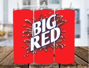 Big Red Stainless Steel Tumbler 20 Oz Kids Candy Gum - Picture 1 of 3