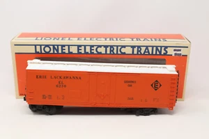 O Lionel 6-6230 50' Plug Door Box Car Erie Lackawanna EL 6230 FOR REPAIR - Picture 1 of 8