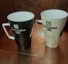 Juan Valdez Cafe Pair Of Complementing Mugs Coffee Cups Rare UK, Designer