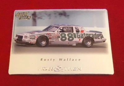 Rusty Wallace 1995 Action Packed Now & Then Silver Speed Alugard Card #40 - Image 1 of 2