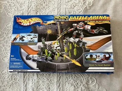 New Factory Sealed 2001 Hot Wheels Robo Battle Arena Set #54502 BS - Image 1 of 4