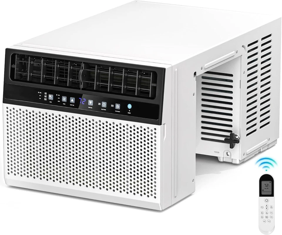 12,000 BTU U-Shaped Window Air Conditioner Cools up to 450 Sq.Ft ,6 Modes Timer - Image 1 of 4