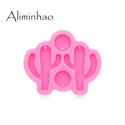 RESIN CANDLE CHOCOLATE MOLD keyring MOULD MOLD SILICON CATUS PLANT FLOWER - Image 1 of 2